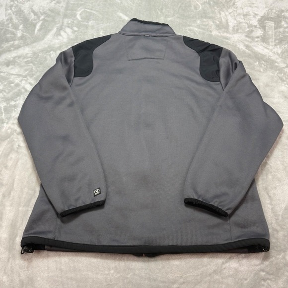 OGIO UPS Racing Jacket Mens XL Full Zip Fleece Lined Gray Black - Picture 4 of 8